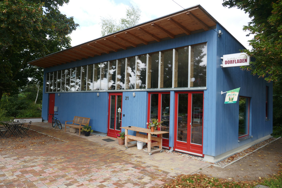 Außenansicht von Judiths Dorfladen in Lüchow Foto: EM Außenansicht von Judiths Dorfladen in Lüchow
